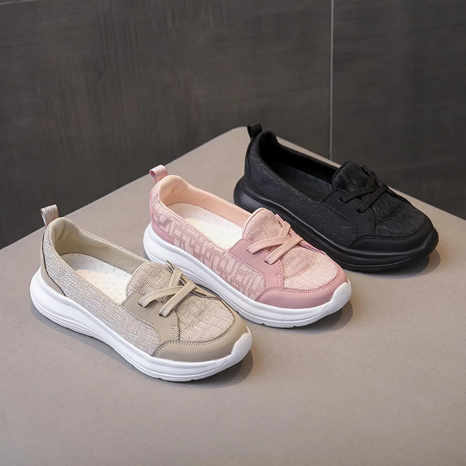 Cathalem Loafers for Women 2024, Orthopedic Breathable Slip on Arch Support Non-Slip Shoes Comfort Loafers Flats Wide Width