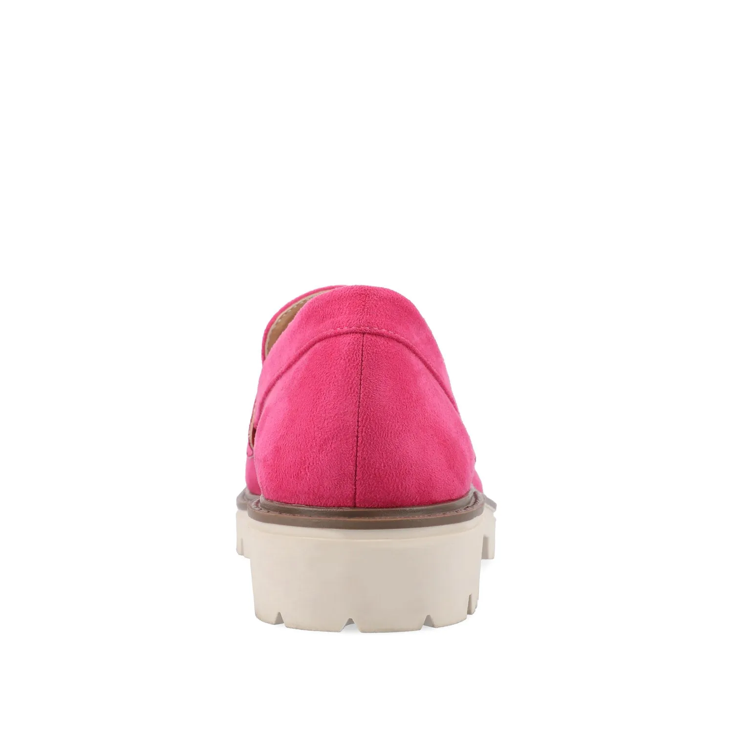 KENLY FAUX SUEDE LOAFER FLATS IN WIDE