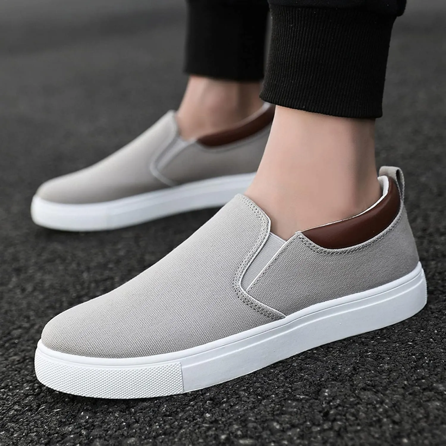 Memory Foam Versatile Shoes for Men Lightweight Breathable Walking Shoe Gym Tennis Elastic Fly Woven Mesh Shoes
