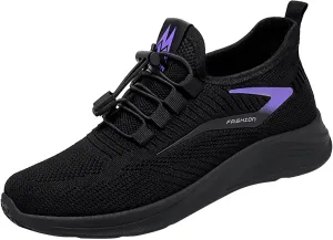 Orthopedic Shoes for Women Running Walking Fashion Strappy Volleyball Canvas Mesh Knit Sneakers Low Top Simple Wedge Shoes