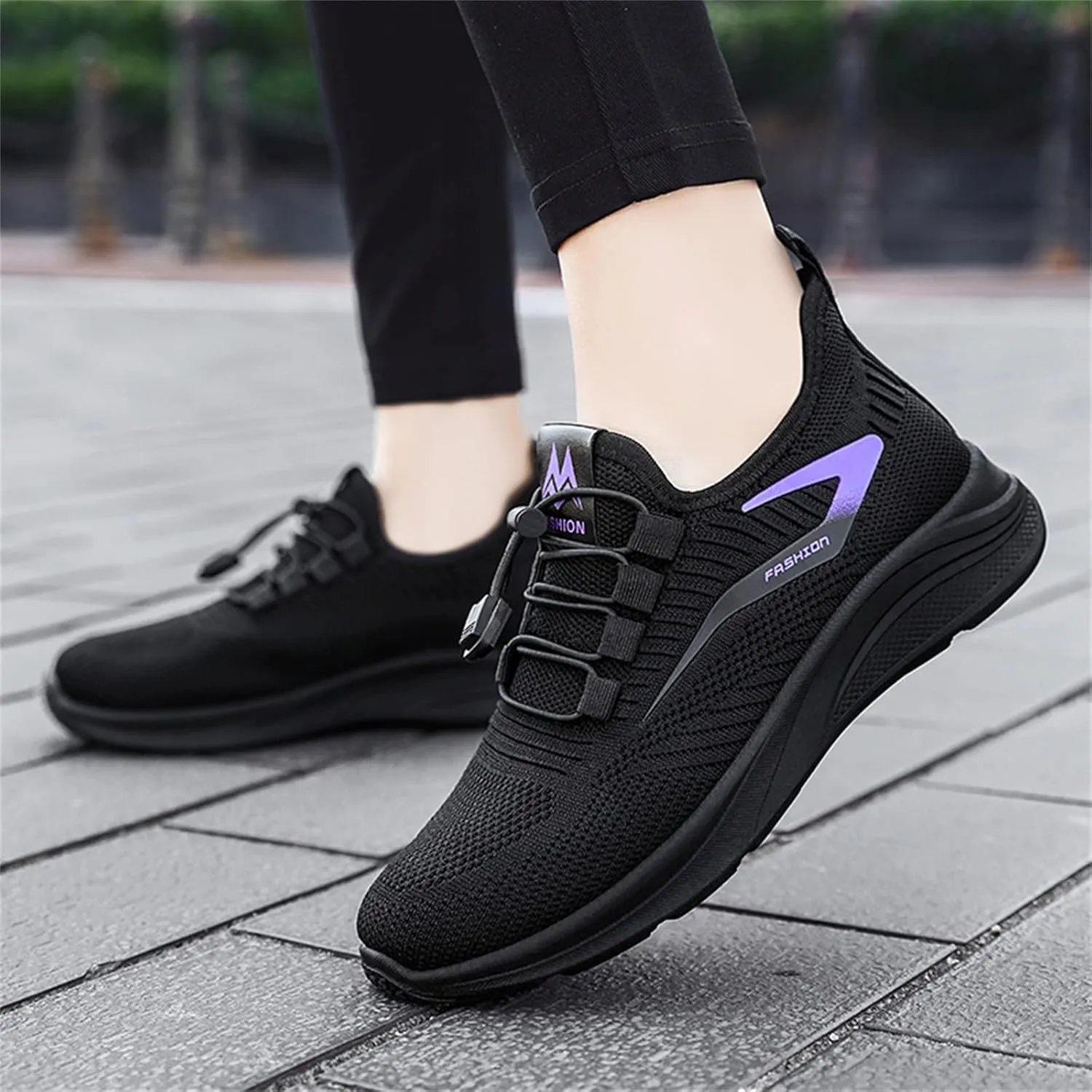 Orthopedic Shoes for Women Running Walking Fashion Strappy Volleyball Canvas Mesh Knit Sneakers Low Top Simple Wedge Shoes