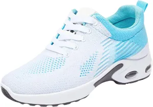 Orthopedic Shoes for Women Running Walking Fashion Strappy Volleyball Shoe Canvas Mesh Knit Low Top Casual Shoes
