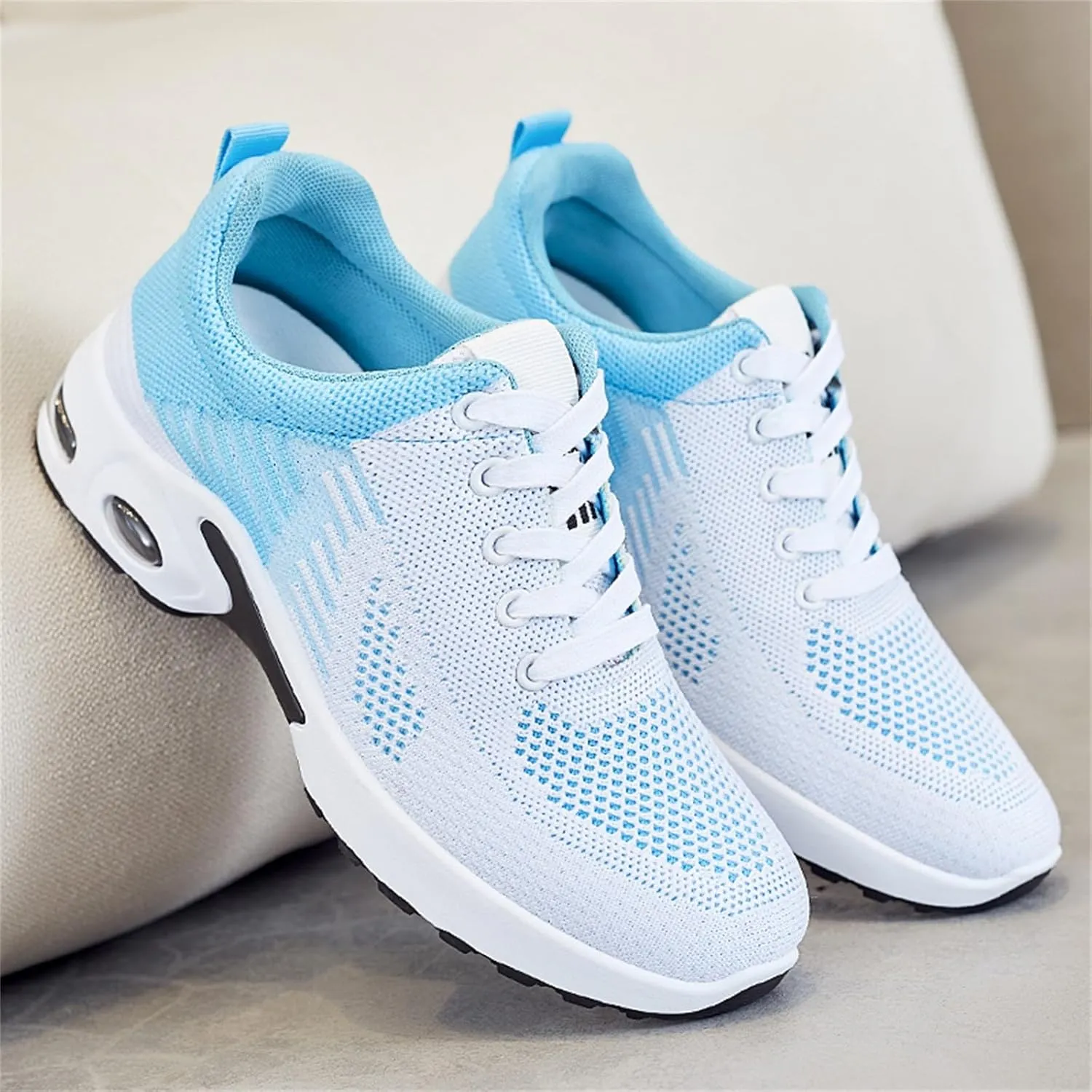 Orthopedic Shoes for Women Running Walking Fashion Strappy Volleyball Shoe Canvas Mesh Knit Low Top Casual Shoes
