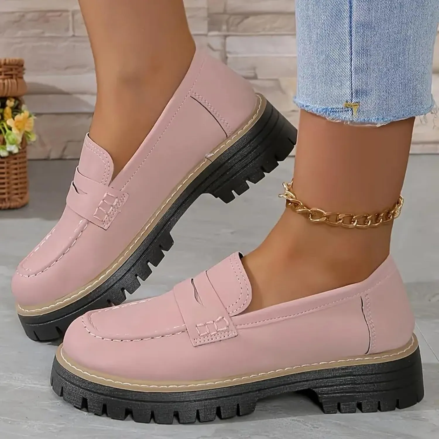 Orthoture-Orthopedic Platform Loafers Wide Toe Lightweight Casual Comfort Shoes Slip-On Suitable for All Foot Shapes
