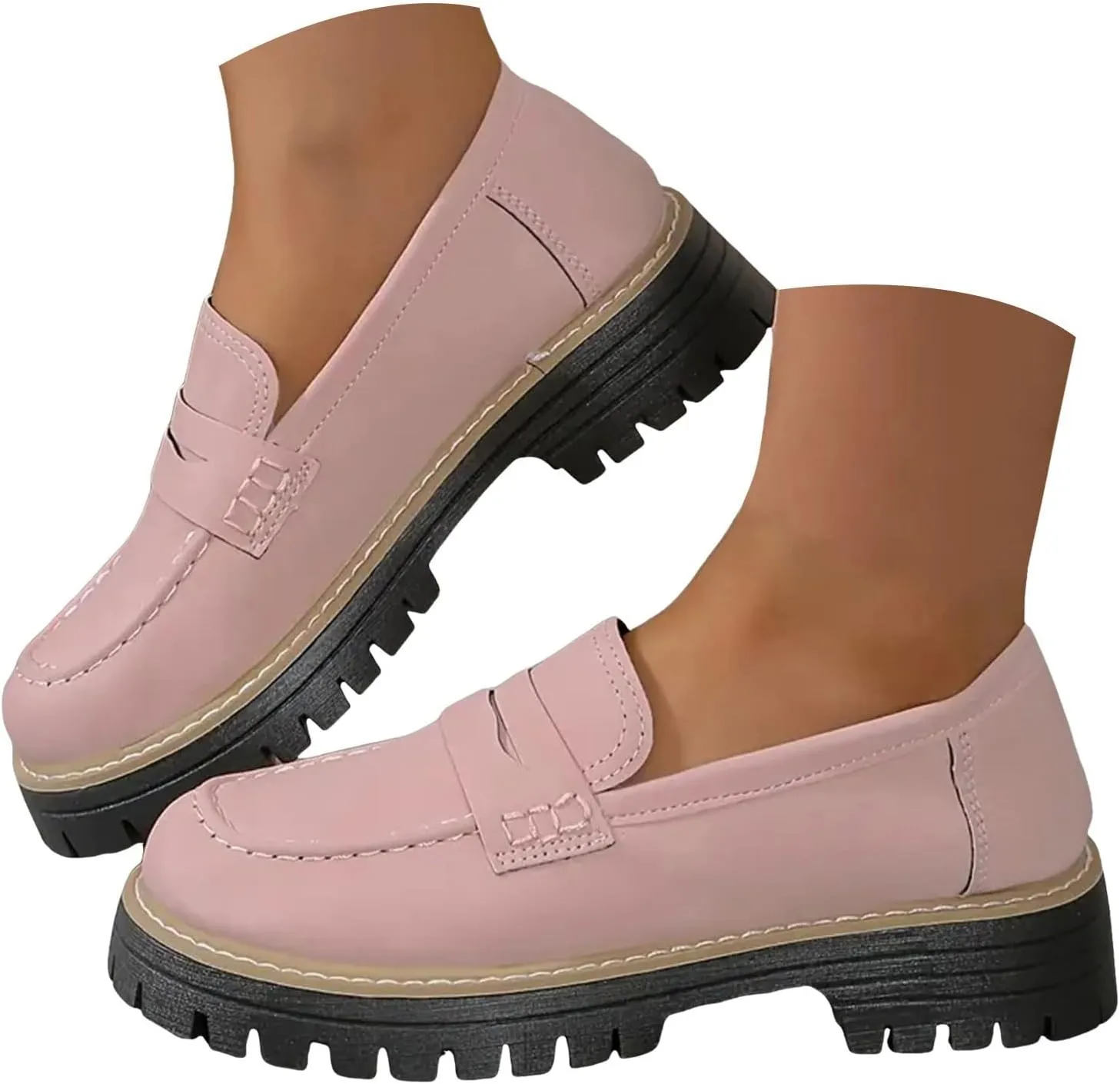 Orthoture-Orthopedic Platform Loafers Wide Toe Lightweight Casual Comfort Shoes Slip-On Suitable for All Foot Shapes
