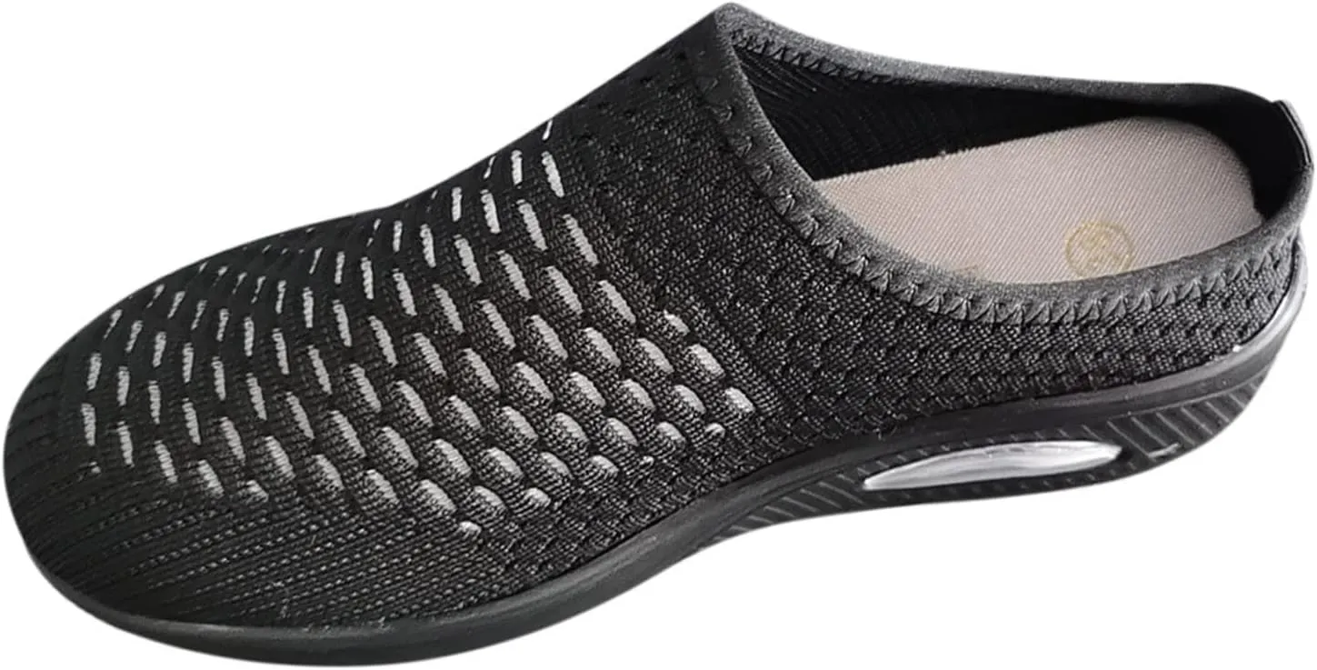 Slip On Sneakers for Women Orthopedic Platform Loafers Breathable Lightweight Running Shoes Summer Open Back Garden Clogs